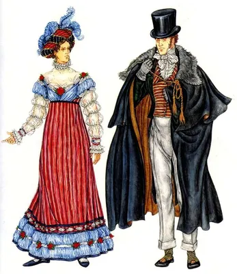 История костюма Франции первой половины 19 века | Историческая мода, Модные  стили, Костюм