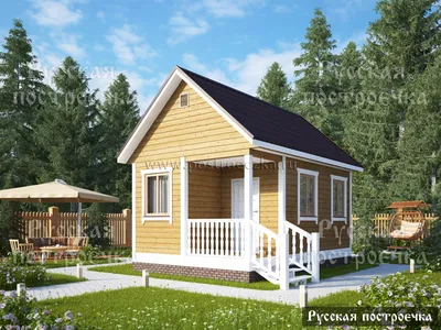 Дом из клееного бруса \"Солнечногорск\" 10х8,6м 86м² — Ключ585