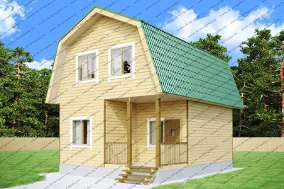 Маленькие дачные домики с мансардой: Общие рекомендации и схематический  проект. | Aesthetic landscape