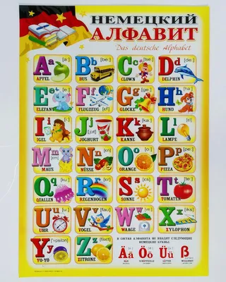 Немецкий алфавит: 32 цветные карточки со стихами. Методическое  сопровождение образовательной деятельности – купить по цене: 139,50 руб. в  интернет-магазине УчМаг