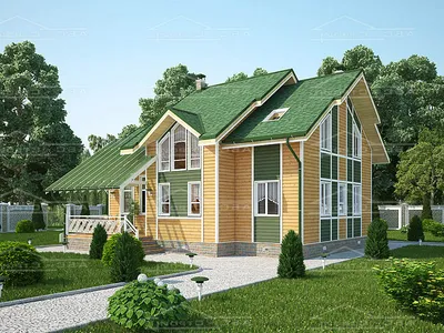 Готовые проекты загородных домов от 150 до 200 квадратных метров