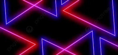 прямые неоновые линии в темном пространстве вектор техно абстрактный  шаблон, неон, Рамка, стена фон картинки и Фото для бесплатной загрузки