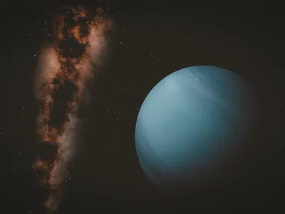 Московский Планетарий - С юбилеем, Нептун 🔵 ⠀ 23 сентября 2021 года  исполняется 175 лет со дня открытия Нептуна - восьмой и самой дальней  планеты Солнечной системы. Событие это весьма особенное, так