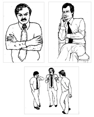 отрицательные жесты. язык жестов невербальное общение Иллюстрация вектора -  иллюстрации насчитывающей характер, мужчина: 224143186