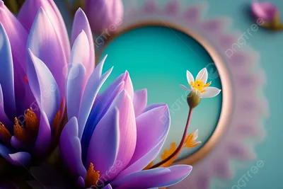 ᐉ Картина на холсте Нежно-фиолетовые хризантемы 75x50 см (943-1)