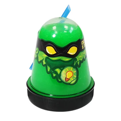 Слайм Slime \"Ninja\", зеленый, светится в темноте, 130г купить оптом