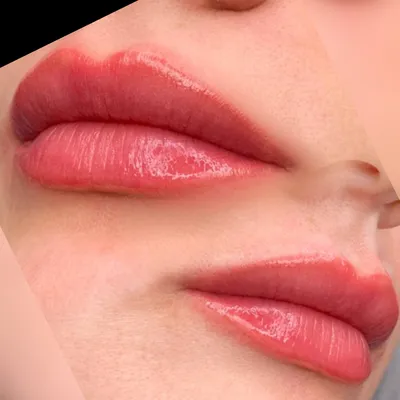 Фото татуажа губ с использованием бьюти-трендов