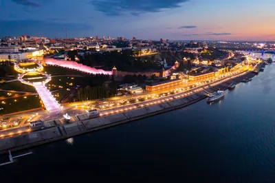 Самые красивые места ночного Нижнего Новгорода