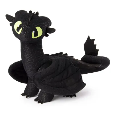 Купить мягкая игрушка Беззубик Ночная Фурия Dreamworks Dragons Как  приручить дракона