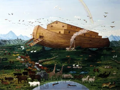 Ноев ковчег и животных по паре» — создано в Шедевруме