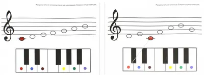 Раскраски нот, Раскраска Сосчитай нотки ребусы для детей.