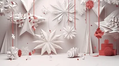 Новогодние украшения и игрушки на елку из бумаги. Идеи, мастер-классы. |  HandMadeObzor | Дзен