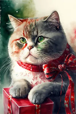Новогодние коты, фото | Коты, уронившие елку | Фото милых новогодних котиков  | Фото новогодних животных - 1 января 2022 - 76.ru