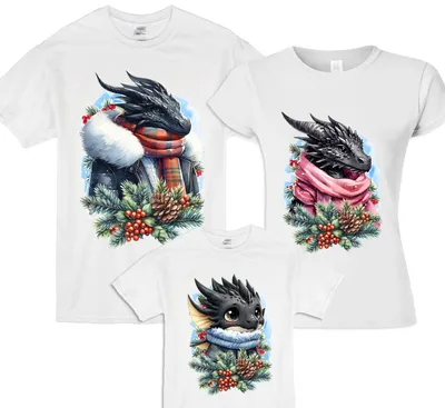 Купить новогодние футболки в Хабаровске - футболки на новый год на заказ -  компания Печать Pro