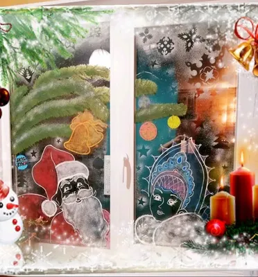 Новогодние вытынанки 2021 на окна: шаблоны распечатать, картинки, крупные  елки | Шаблоны, Рождественские дверные украшения, Рождественские подарки  своими руками