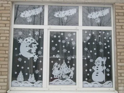 Новогодние окна» стали появляться в Красноярске