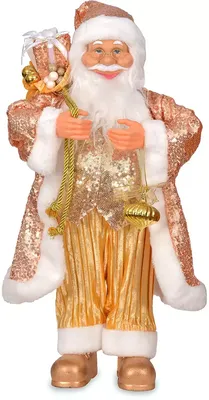 Купить Новогодние украшения из пенопласта на подставке Санта 19 см оптом -  Kalibri.top