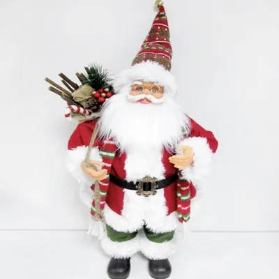 милый счастливый персонаж Санта Клауса. рождественские новогодние зимние  векторы иллюстрируют изолированность. элемент Иллюстрация вектора -  иллюстрации насчитывающей рождество, лучей: 231556212