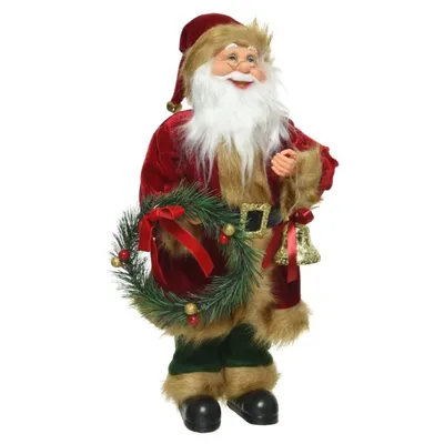 MikiCandle Свеча Санта Клаус, Дед Мороз, новогодние свечи