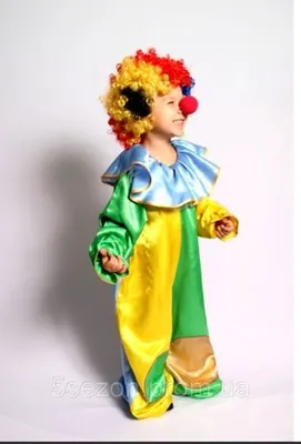 Новогодний костюм клоуна для фотоальбома