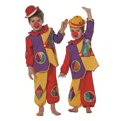 Клоунский костюм для новогодней фотосессии на улице