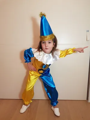 Клоунский костюм для новогодней фотосессии