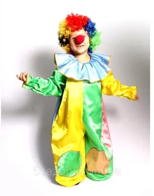 Клоунский наряд для новогодней вечеринки в детском саду