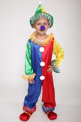 Клоунский костюм для новогодней фотосессии в студии