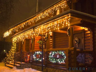 Украшение дома на Новый год. 45 свежих идей, как оформить дом или коттедж к  Новому году — Goodroom.com.ua