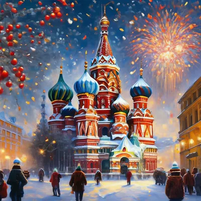 Как празднуют Новый Год в России