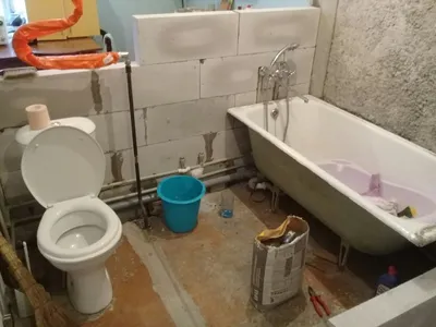 Ремонт ванной комнаты и туалета с демонтажем сантехкабины под ключ Арсенал  Москва
