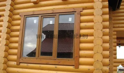 Установка пластиковых окон в деревянном доме | \"Балкон под ключ\"