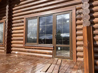 Пластиковые окна пвх в деревянном доме, обсада и окосячка | стоимость в  Кемерово