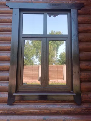 Установка обналички на окнах деревянного дома из бруса. Красивые наличники.  #деревянныедомаМогута - YouTube