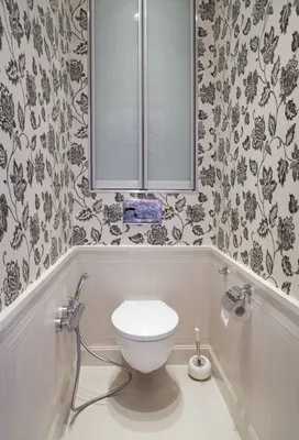 дизайн санузла санузел дизайн туалет дизайн черный санузел черный туалет  обои в туалете обои в санузле черный … | Round mirror bathroom, Bathroom  mirror, Home decor