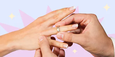 Фото руки с обручальным кольцом: высококачественное изображение
