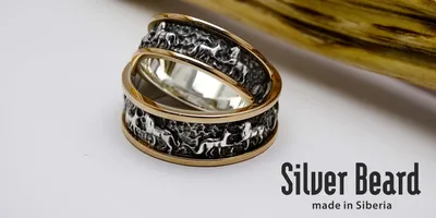 Обручальные кольца: картинки на эксклюзивных изделиях | Silver Beard