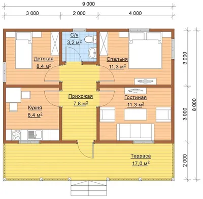 Проект дома с панорамными окнами 🏠 Строительство дома – 320 м²