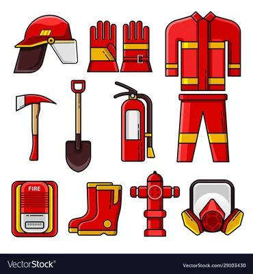 Картинки одежда пожарного - 69 фото
