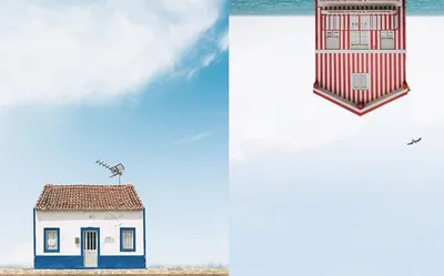 Одинокие дома: сюрреалистические фотографии традиционных португальских  построек — designchat.com
