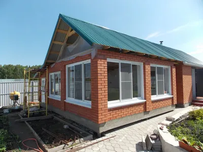 Одноэтажные дома из бруса под ключ – проекты и цены в Санкт-Петербурге