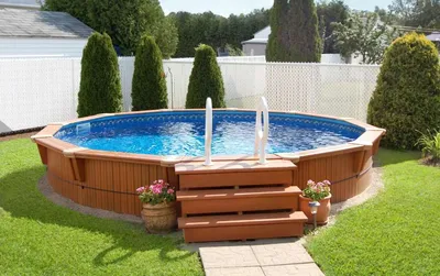 Ландшафтный дизайн вокруг бассейна: фото-идеи обустройства зоны отдыха с  бассейном в саду и на даче | Houzz Россия