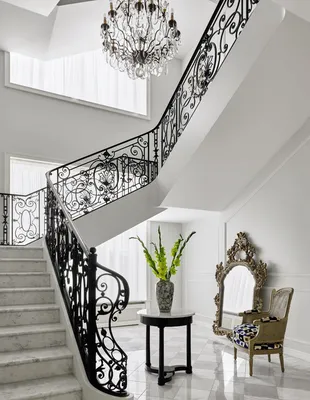 Дизайн лестницы в доме в Нью-Йорке: стильные идеи 🏠 Лестница в интерьере  дома