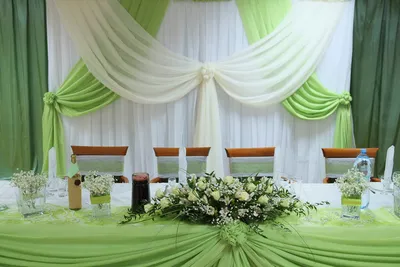украшение свадебной зоны, свадебный стол жениха и невесты, свадебные  декорации, свадебное оформление, свадебные фотозоны идеи - The-wedding.ru