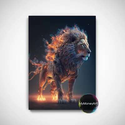 Огненный лев — Алмазное Хобби