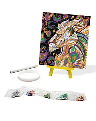 Алмазная мозаика Огненный лев 03216 | КанцПарк