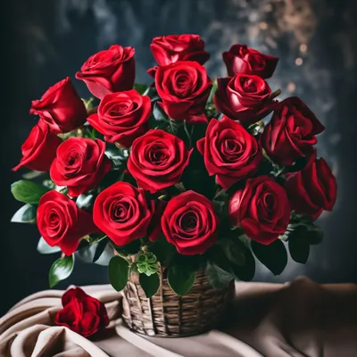 Красивые букеты из роз с днем рождения - фото