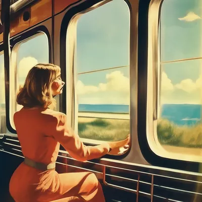 У окна поезда\"...Трогательные снимки. | Журнал PhotoCASA | Дзен