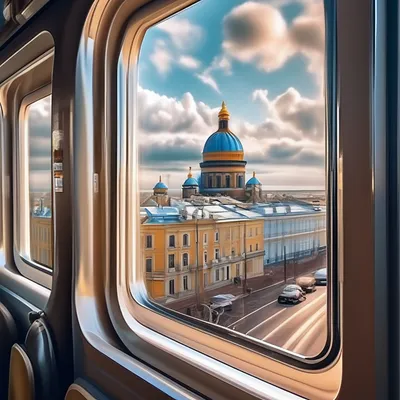 Окно поезда а за окном сидит и …» — создано в Шедевруме