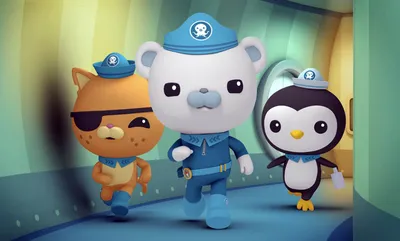 Картинка для капкейков \"Октонавты (The Octonauts)\" - PT104666 печать на  сахарной пищевой бумаге